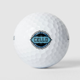 Pelotas De Golf Cello Best Music Note Circle