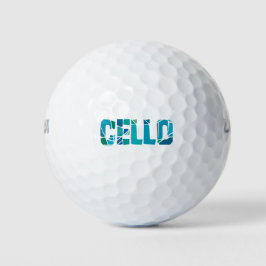 Pelotas De Golf Cello resquebrajado
