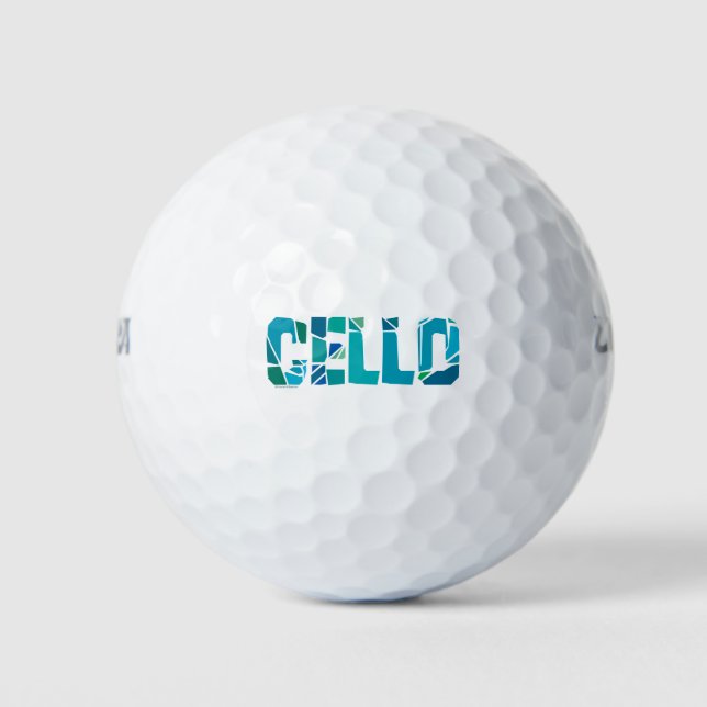 Pelotas De Golf Cello resquebrajado (Anverso)