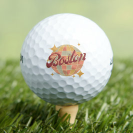 Pelotas De Golf Centro de golf Boston City Massachusetts Retro