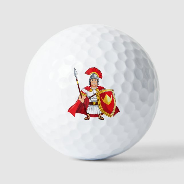 Pelotas De Golf centurión romano (Anverso)