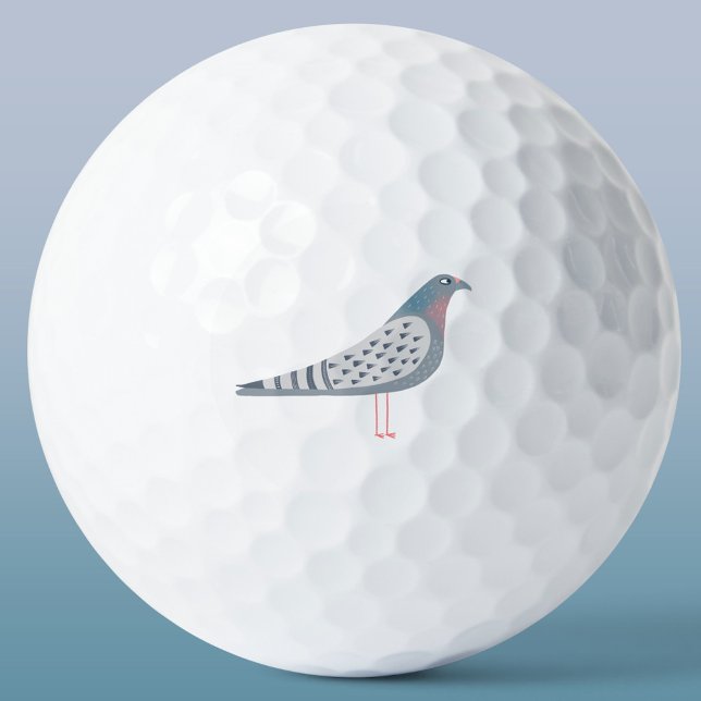 Pelotas De Golf Cerdo (Pigeon golf ball for bird lovers)