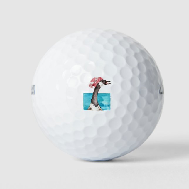 Pelotas De Golf Cerdo de Canadá en una toque (Anverso)