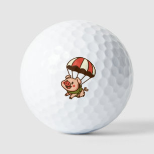 Pelotas De Golf Cerdo paracaidista