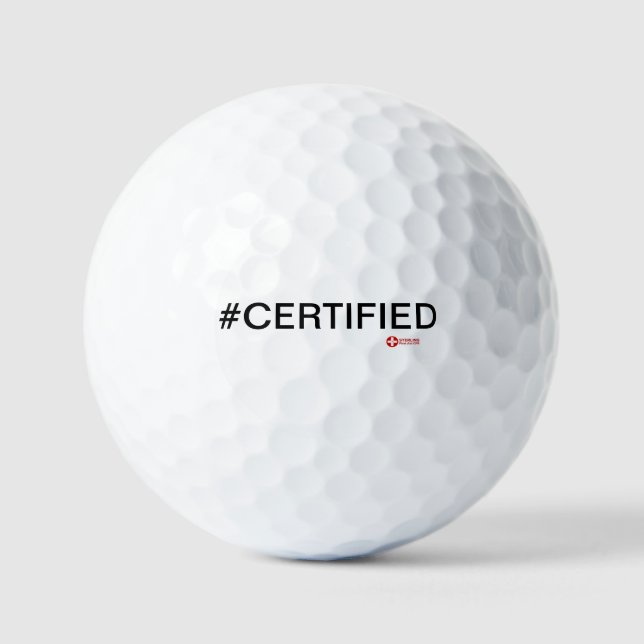 PELOTAS DE GOLF CERTIFICADO (Anverso)