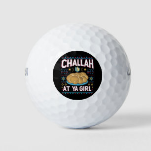 Pelotas De Golf Challah En Ya Chica Funny Hanukkah Food Chanukah