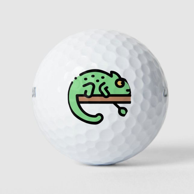 Pelotas De Golf Chameleon (Anverso)