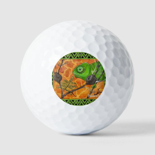 Pelotas De Golf Chameleon (Anverso)