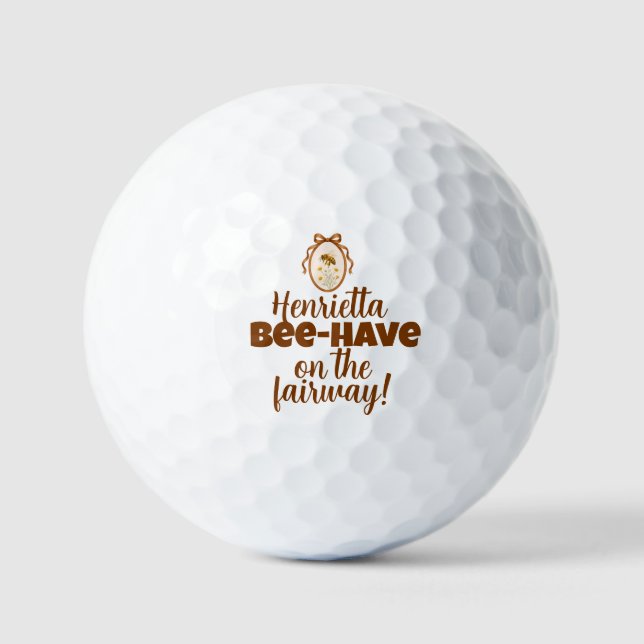 Pelotas de Golf Charming Bee-Have Fairway (Anverso)