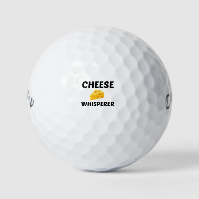 PELOTAS DE GOLF CHEESE WHISPERER (Anverso)