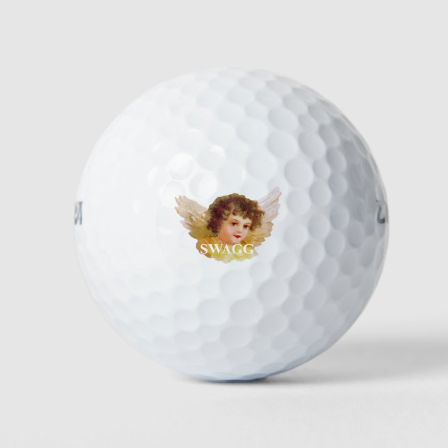 Pelotas De Golf cherub de angel de swagg (Anverso)