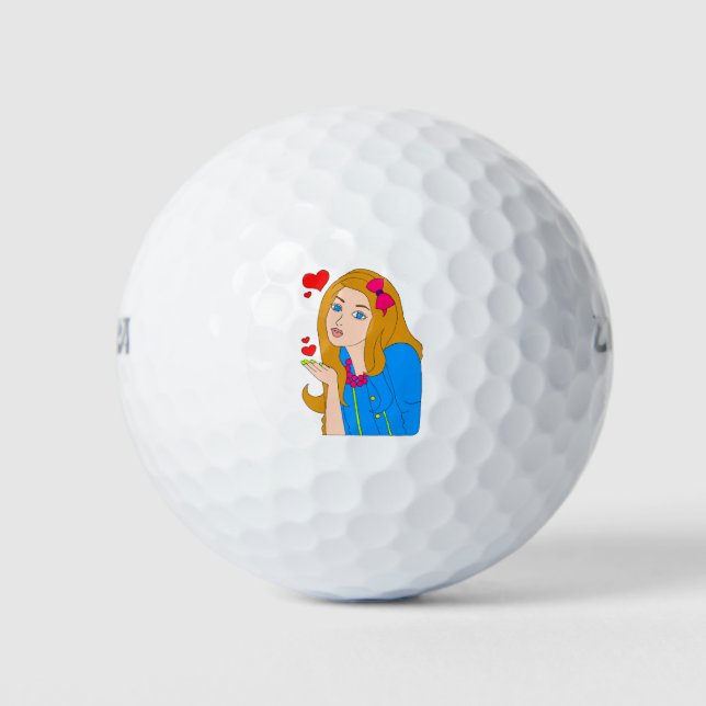 Pelotas De Golf chica bonito (Anverso)