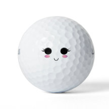 Chica Cute Kawaii Golf Ball
