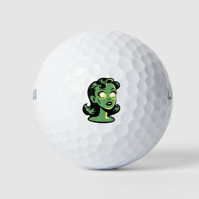 Pelotas De Golf Chica de radio (Anverso)