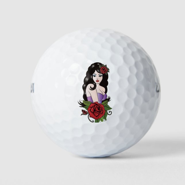Pelotas De Golf Chica Tattoo (Anverso)
