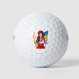 Pelotas De Golf Chica ucraniano lucha por la libertad