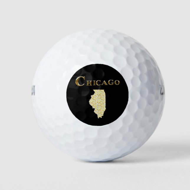 PELOTAS DE GOLF CHICAGO (Anverso)