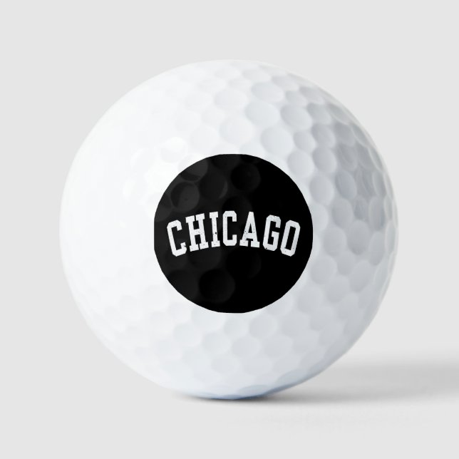Pelotas De Golf Chicago Vintage (Anverso)