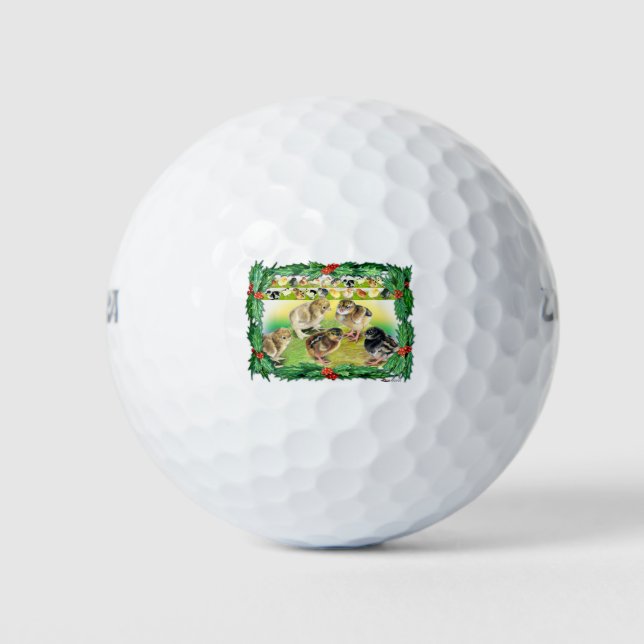 Pelotas De Golf Chicas navidades (Anverso)