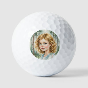 Pelotas De Golf Chicas personalizadas Cara Divertida  Fiesta Perso