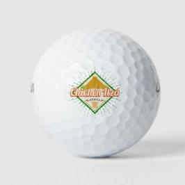 Pelotas De Golf Chichen Itza México Retro Mayan Vintage Yucatan