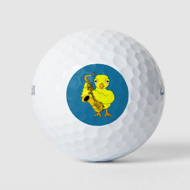Pelotas De Golf Chick saxofón (Anverso)