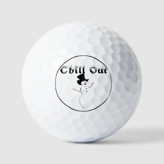Pelotas De Golf Chill Out Golf Balls (Anverso)