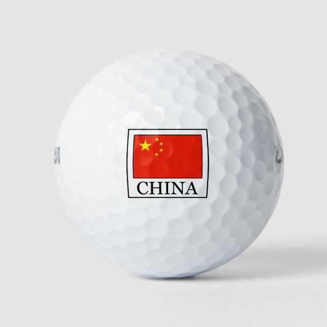 Pelotas De Golf China (Anverso)