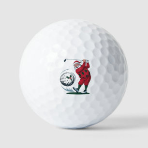 Pelotas De Golf Chirstmas Fantasy Golf Jugando a Santa Claus