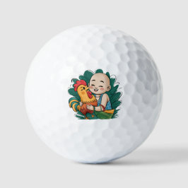 Pelotas de golf | Chloe Baby Abraza El Rooster