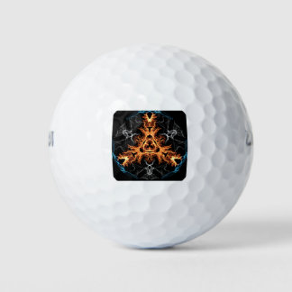 Pelotas De Golf Chocante estilo intensivo Metalizado Mandala