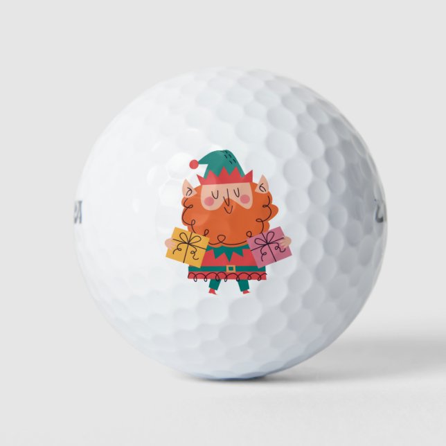 Pelotas De Golf Christmas elf (Anverso)