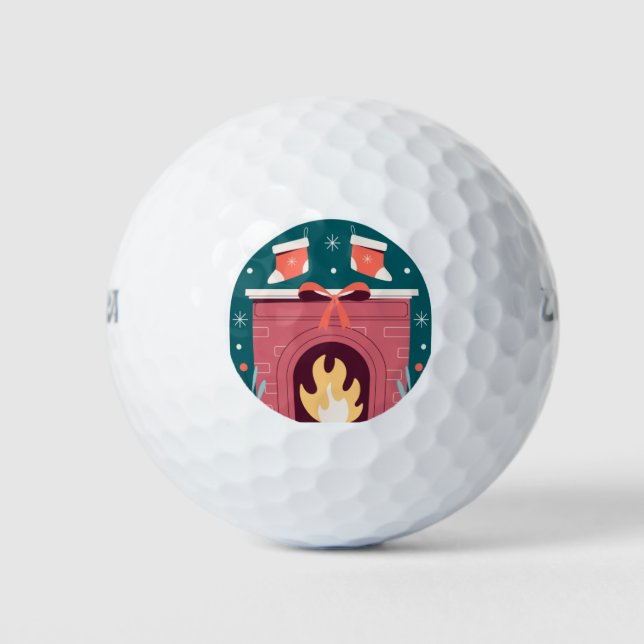 Pelotas De Golf Christmas fire (Anverso)