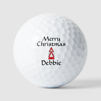 Pelotas De Golf Christmas Golf Balls #Debbie by dalDesignNZ