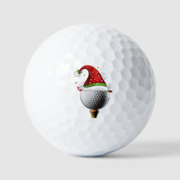Pelotas De Golf Christmas Hat Magic