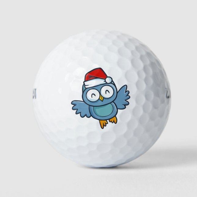 Pelotas De Golf Christmas owl (Anverso)
