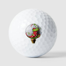 Pelotas De Golf Christmas Stocking