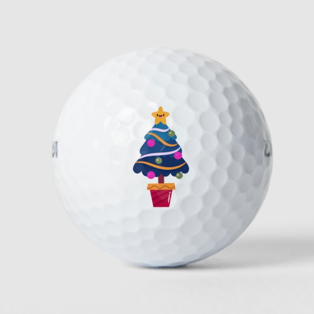 Pelotas De Golf Christmas tree (Anverso)