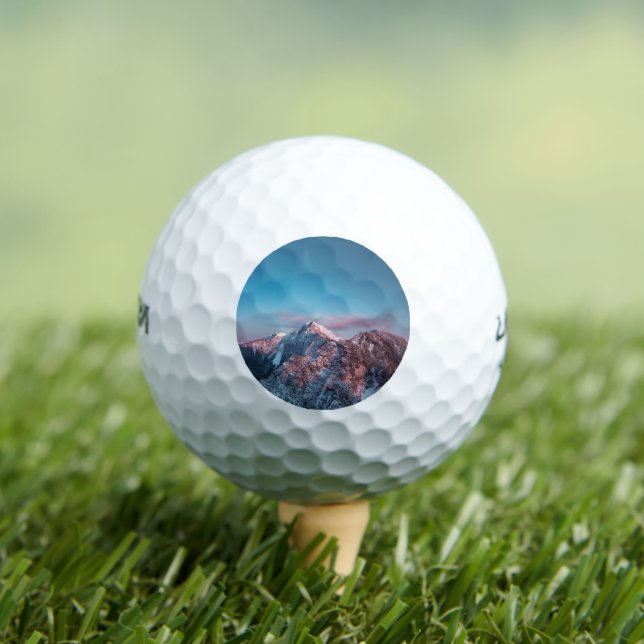 Pelotas De Golf Cielo mágico sobre la montaña Storžič, Eslovenia (Camiseta in situ)
