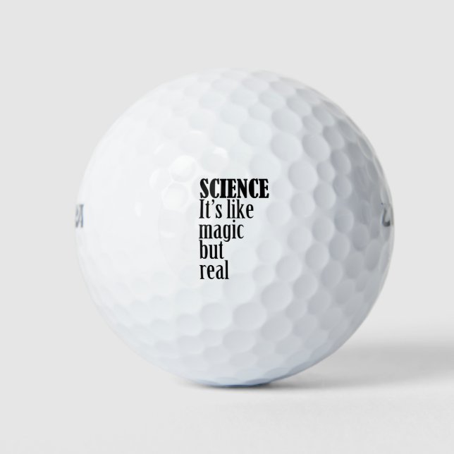 Pelotas De Golf Ciencia (Anverso)
