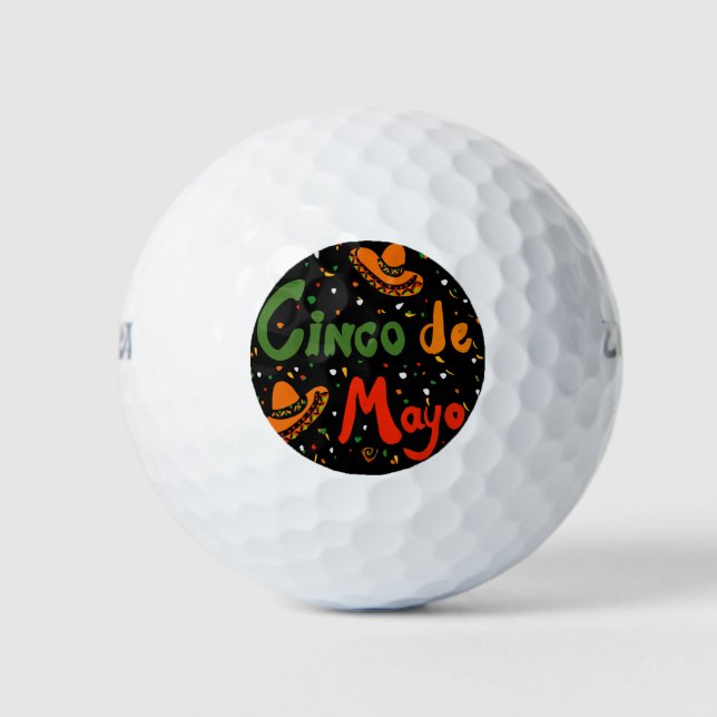 PELOTAS DE GOLF CINCO DE MAYO (Anverso)