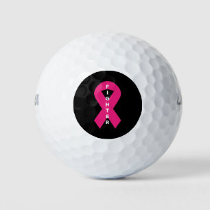 Pelotas De Golf Cinta rosa Cinta de pecho luchadora por el mes de 
