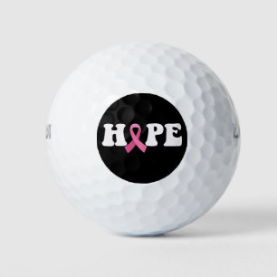 Pelotas De Golf Cinta Rosa Concienciación sobre el Cáncer Esperanz