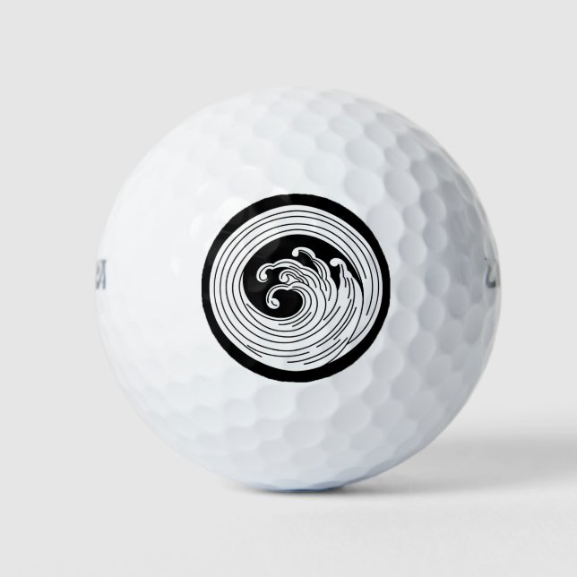 Pelotas De Golf Círculo ondulado (Anverso)
