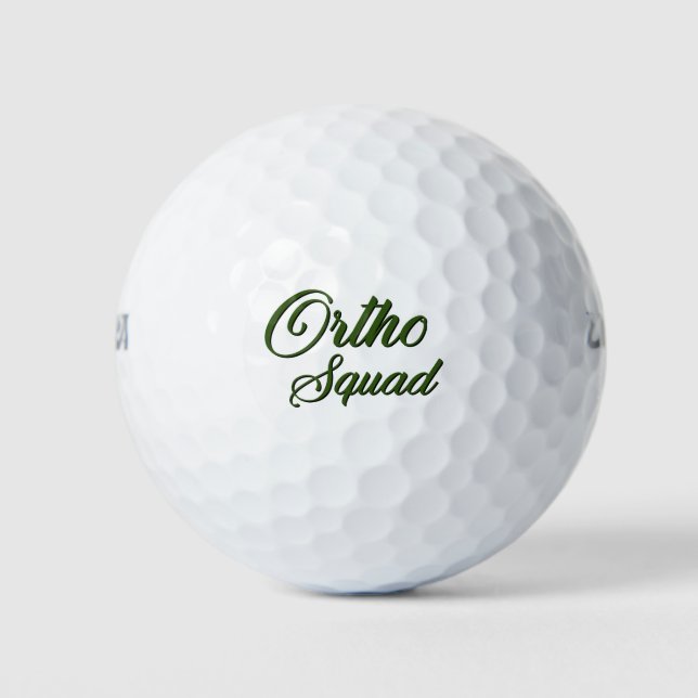 Pelotas De Golf Cirujano de enfermería ortopédica ortopedista (Anverso)