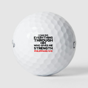 PELOTAS DE GOLF CITA DE LA BIBLIA