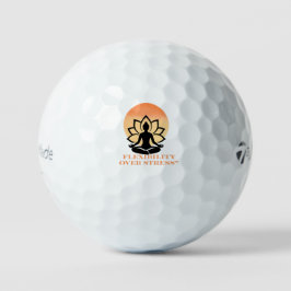 Pelotas De Golf Cita de Yoga Inhala Paz Exhala Estrés