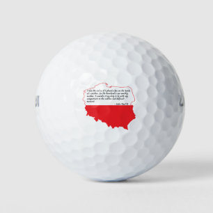 Pelotas De Golf Cita del Papa Juan Pablo II