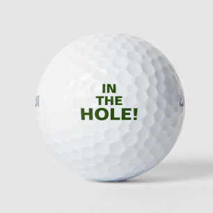 Pelotas De Golf Cita Divertida En El Agujero
