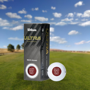 Pelotas De Golf Cita graciosa de hermano personalizada